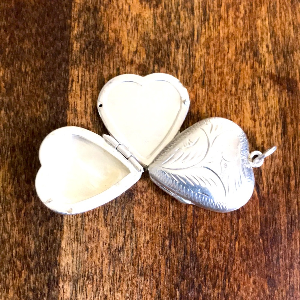Sterling Silver Locket Pendant - Picture 3 of 5